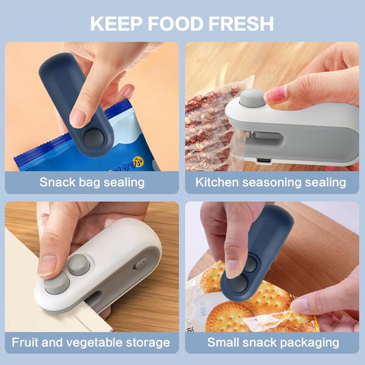 Portable Plastic Bag 2 in 1 Sealing Machine