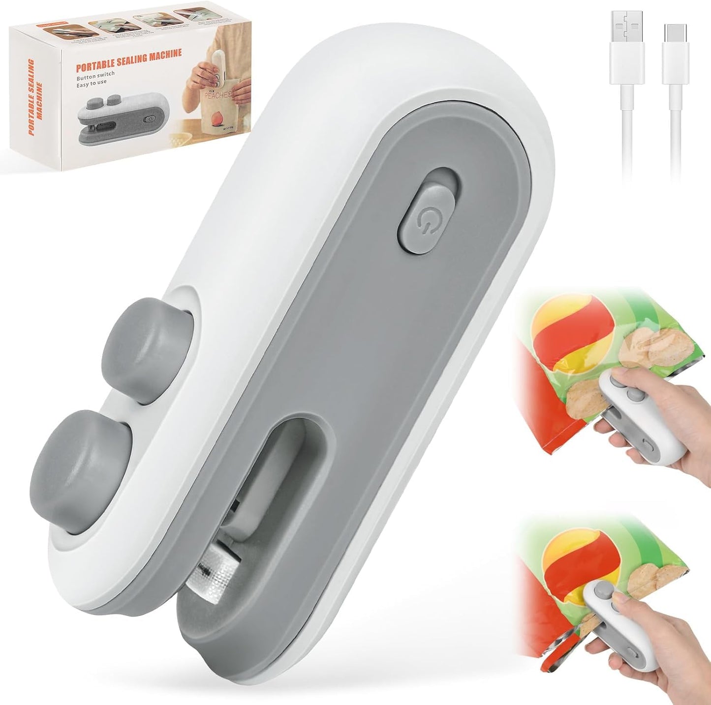 Portable Plastic Bag 2 in 1 Sealing Machine